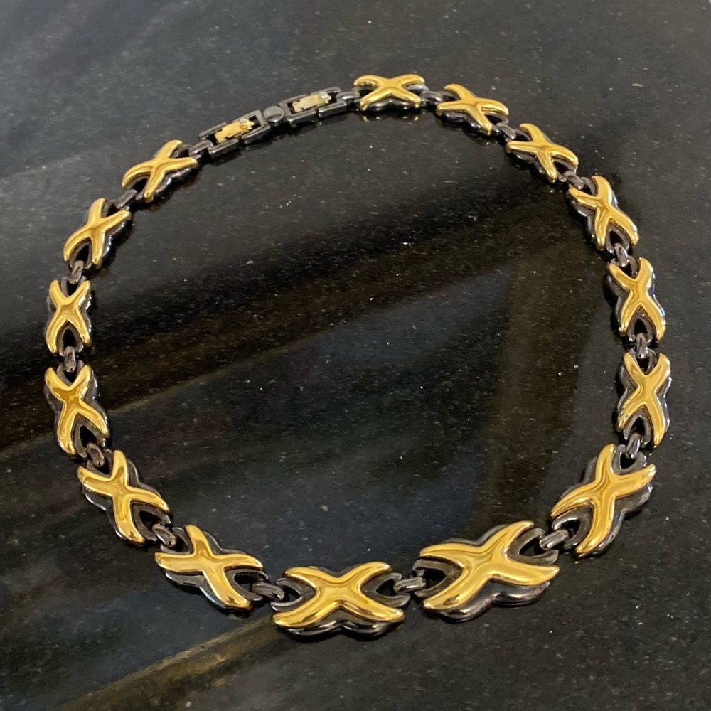 Vintage MONET Runway Estate Deco necklace